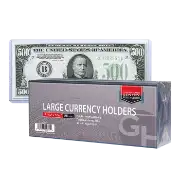 Large Currency Sentry Holders - 7 13/16x3 7/16