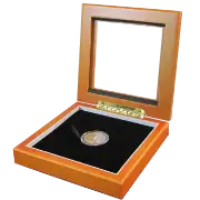 Guardhouse 5x5 Glass-top Wood Display Box - Holds Small Sized Capsule