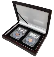 Universal Wood Display Box - 2 Slabs