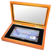 Guardhouse Glass-Top Box for Modern Currency Holder