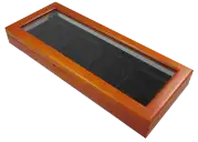 Wood Glass-Top Display Slab Box - 4 Slab Universal