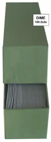 Boxed Paper 2x2s Dime - 100/Box