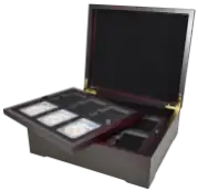Guardhouse Wood Four Tray Box