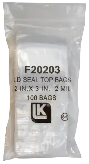 Zip Lock Bag - 2x3 (2 Mil)