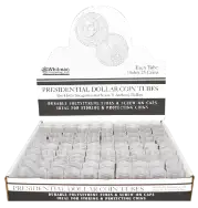 Round Coin Tube-Presidential, 100/box