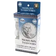 5 Round Coin Tube - Nickel