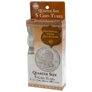 5 Round Coin Tube - Quarter