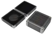 Aluminum Coin Capsule Box with Polish Corners