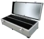 Falcon Series 50 Slab Box - Aluminum - Clear Top