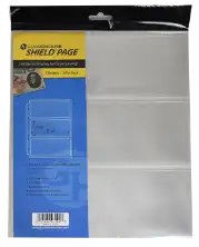 Guardhouse Shield 3 Pocket Archival (10 pack) Polypropylene Pages