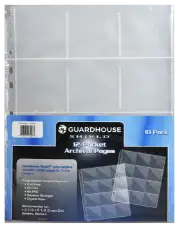 Guardhouse Shield 12 Pocket (10 pack) Polypropylene Pages