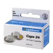 24mm - Coin Capsules (pack of 10)
