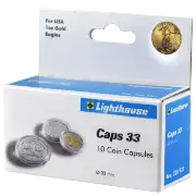 33 mm - Coin Capsules (pack of 10)