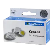 38mm - Coin Capsules (Pack of 10)