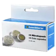 45mm - Coin Capsules (pack of 10)