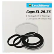 XL Capsules for coins 29-76mm, Pack of 2