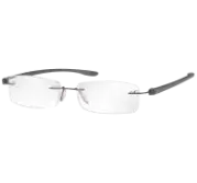 Rimless Magnifying Eye Glasses +2.5 (Anthracite Large)