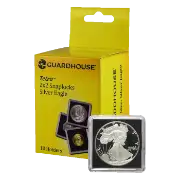 American Silver Eagle 2x2 Tetra Snaplock Coin Holder - 10 per pack