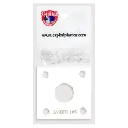 Capital Plastics 144 Coin Holder - Barber Dime