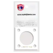 Capital Plastics 144 Coin Holder - Liberty Half Dollar