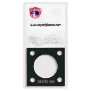 Capital Plastics 144 Coin Holder - Seated Liberty Half Dollar