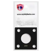 Capital Plastics 144 Coin Holder - 20 Cents