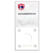 Capital Plastics 144 Coin Holder - $3 Gold