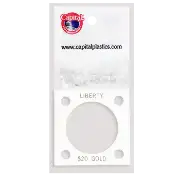 Capital Plastics 144 Coin Holder - Liberty $20 Gold