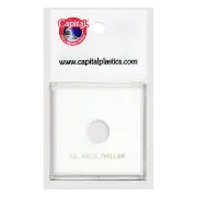 Capital Plastics Krown Coin Holder - Large Gold $ (type 2&3)