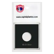 Capital Plastics Krown Coin Holder - $5 Gold (22mm)