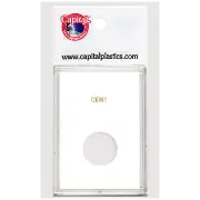 Capital Plastics Caps Coin Holder - Cent