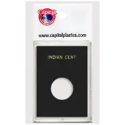 Capital Plastics Caps Coin Holder - Indian Cent