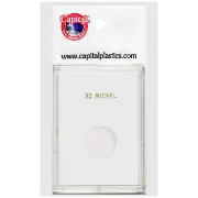 Capital Plastics Caps Coin Holder - 3 Cent Nickel