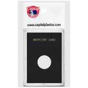 Capital Plastics Caps Coin Holder - Mercury Dime