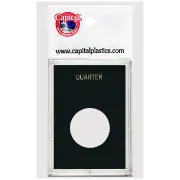 Capital Plastics Caps Coin Holder - Quarter