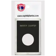 Capital Plastics Caps Coin Holder - Barber Quarter