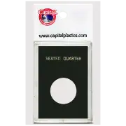 Capital Plastics Caps Coin Holder - Seated Liberty Quarter