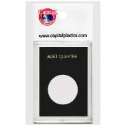 Capital Plastics Caps Coin Holder - Bust Quarter