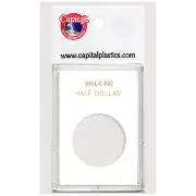 Capital Plastics Caps Coin Holder - Walking Half Dollar