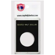 Capital Plastics Caps Coin Holder - Seated Liberty Half Dollar