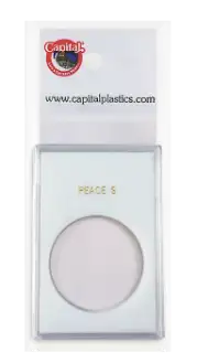 Capital Plastics Caps Coin Holder - Peace $