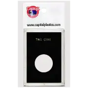 Capital Plastics Caps Coin Holder - Two Cent