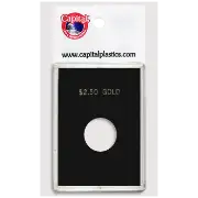 Capital Plastics Caps Coin Holder - $2.50 Gold