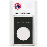 Capital Plastics Caps Coin Holder - St. Gaudens $20