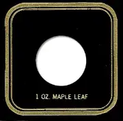 Capital Plastics VPX Coin Holder - 1 oz. Maple