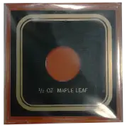 Capital Plastics VPX Coin Holder - 1/2 oz. Maple