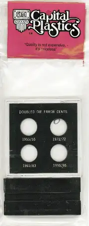 U.S. Double Die Cents (1955, 72, 83, 95)