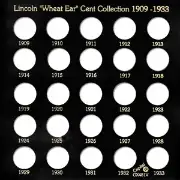 U.S. Lincoln Wheat Back Cents 1909-1933