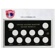 U.S. Wartime Silver Nickels 11 slot(s).