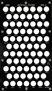 U.S. Jefferson Nickels 1938-1964D